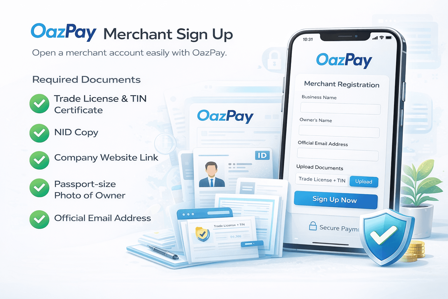 Merchant Account Setup
